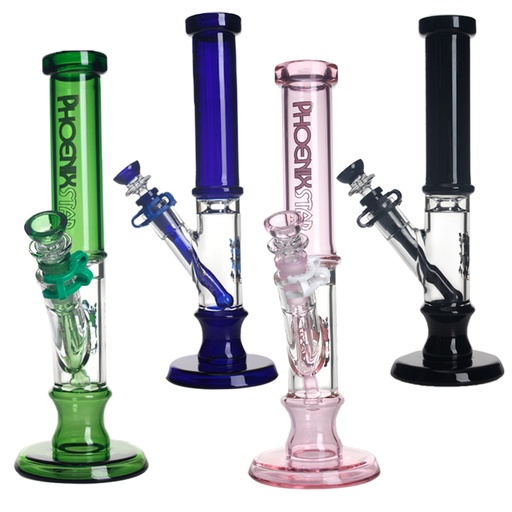 [Q-4650] Waterpipe 11.5" Pheonix Star Glass Beaker