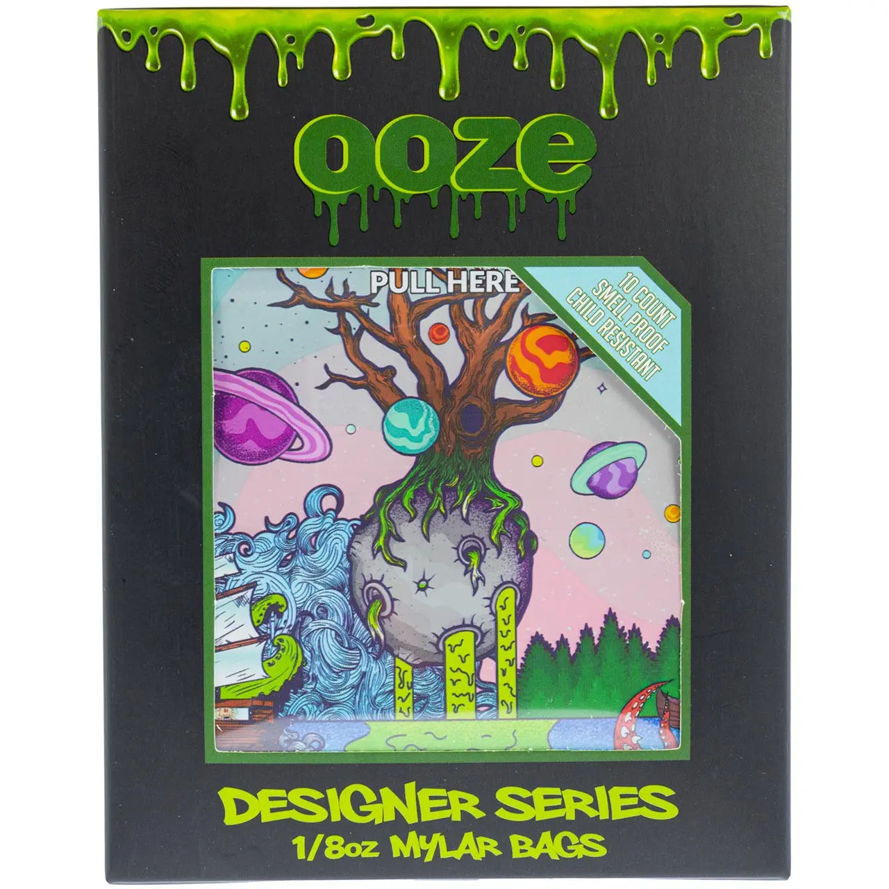 [Q-4779] OOZE DESIGNER 1/8OZ MYLAR BAGS 10PK