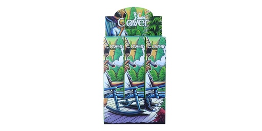 Clover Glass Blow Head 14MM 6Pc a Display Mix Color 