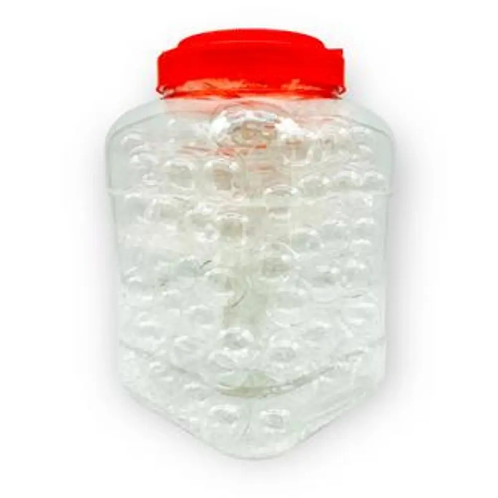 [Q-4869] OIL BURNER CLEAR 6INCH JAR OF 60CT