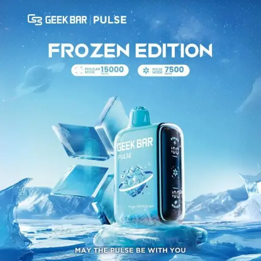 GEEK BAR PULSE DISPOSABLE VAPE 15000 PUFFS 5PK 16ML FROZEN