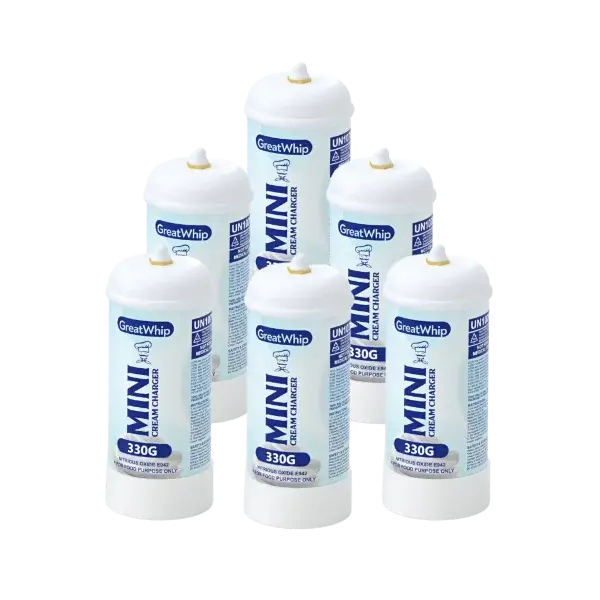 [Q-2294] GREAT WHIP 330G N2O TANKS .55L FLAVOR 6PK