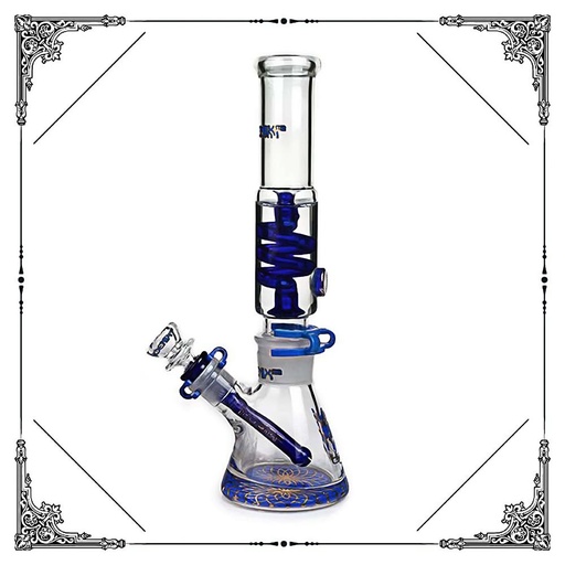 [Q-1022] 12" PHOENIX STAR FREEZABLE COIL BEAKER BONG 7MM THICK