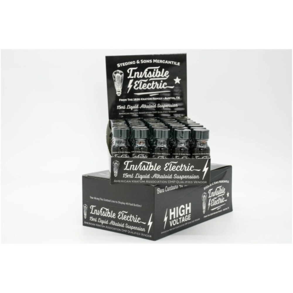 [Q-1087] 1836 INVISIBLE ELECTRIC PURE ALKALOID PREMIUM SHOT 15ML 12PK