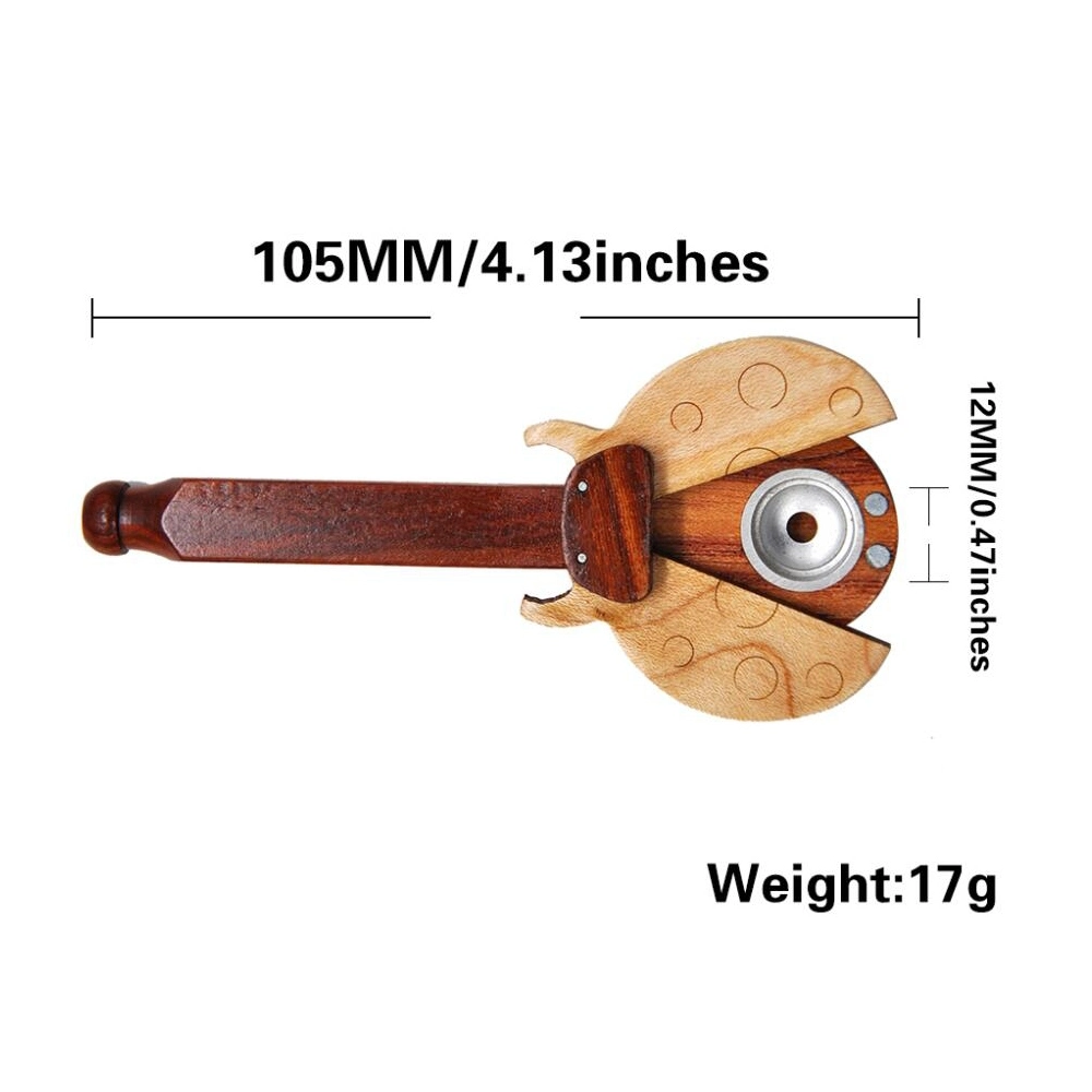 [Q-1137] 4" WOOD HAND PIPE