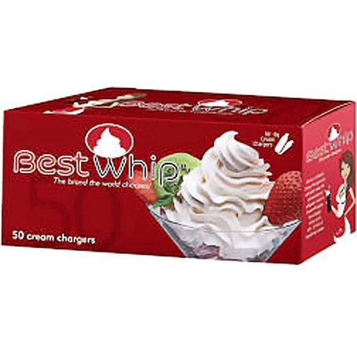 [Q-1371] BEST WHIP CREAM CHARGERS 50PK