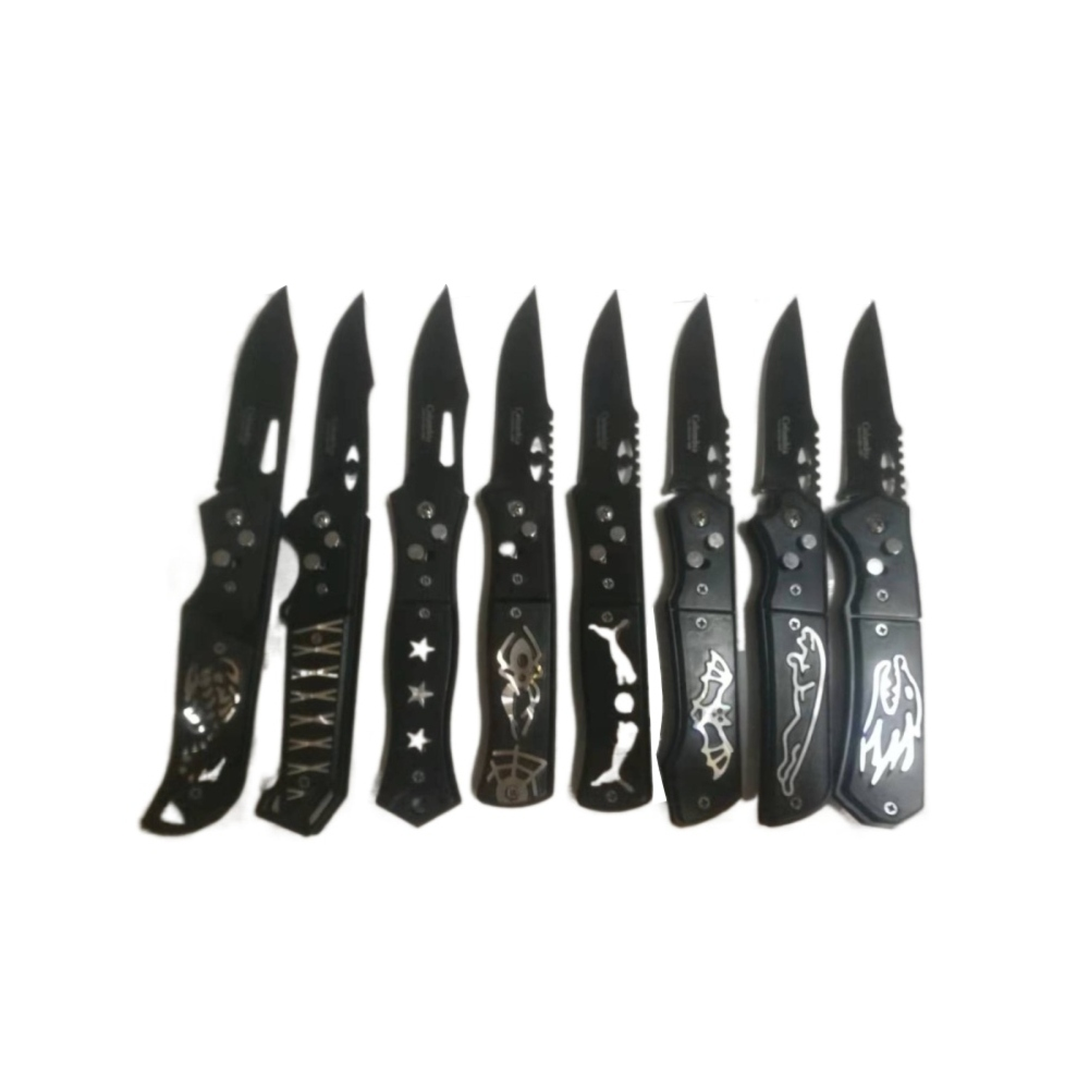 [Q-1695] DEFENSE KNIFE BROWNING BRAND BLACK METAL AND BOTTLE OPENER