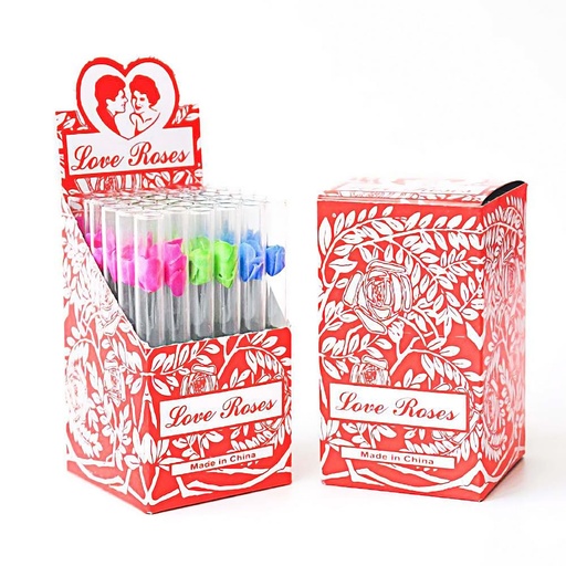 GLASS ROSE PIPE 36 Pcs a Box
