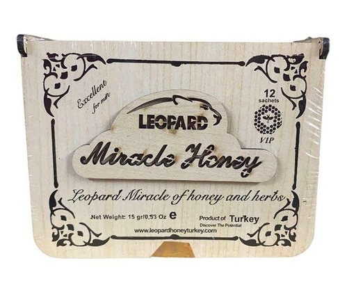 [Q-2557] HONEY ENHANCEMENT LEOPARD MIRACLE OF HONEY 12POUCHES